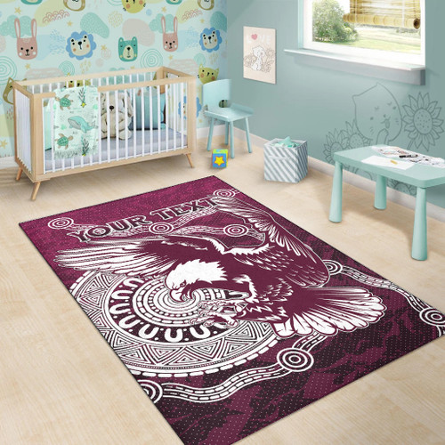 Manly Warringah Sea Eagles Area Rug - Custom Super Eagles Area Rug Manly Warringah Sea Eagles Area Rug - Custom Super Eagles Area Rug