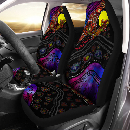 Australia Naidoc Week Car Seat Cover - Heal Country Indigenous Aboriginal Inspired