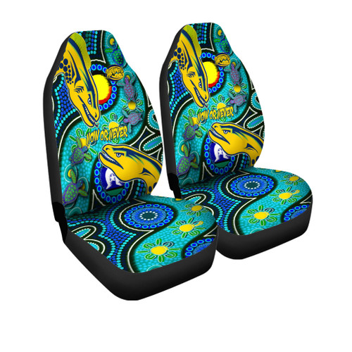Parramatta Eels Custom Car Seat Cover - Parramatta Eels Now Or Never Indigenous Culture Flag Dot Painting Car Seat Cover Parramatta Eels Custom Car Seat Cover - Parramatta Eels Now Or Never Indigenous Culture Flag Dot Painting Car Seat Cover
