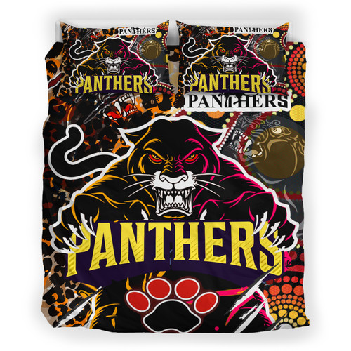 Penrith League Football Club Bedding Set - The Indigenous Wild Black Penrith Scratch Style Penrith League Football Club Bedding Set - The Indigenous Wild Black Penrith Scratch Style