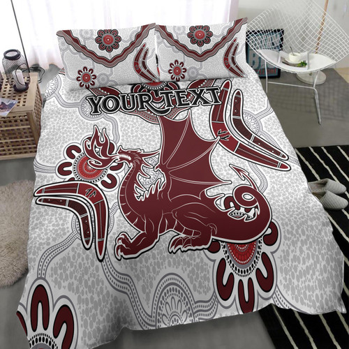 St. George Illawarra Dragons Bedding Set - Custom Aboriginal Inspired St. George Illawarra Dragons Bedding Set St. George Illawarra Dragons Bedding Set - Custom Aboriginal Inspired St. George Illawarra Dragons Bedding Set