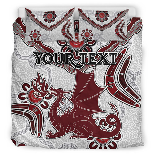 St. George Illawarra Dragons Bedding Set - Custom Aboriginal Inspired St. George Illawarra Dragons Bedding Set St. George Illawarra Dragons Bedding Set - Custom Aboriginal Inspired St. George Illawarra Dragons Bedding Set