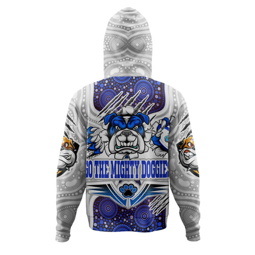 Australia City of Canterbury Bankstown Custom Hoodie - Indigenous Super Doggies Scratch Style Australia City of Canterbury Bankstown Custom Hoodie - Indigenous Super Doggies Scratch Style