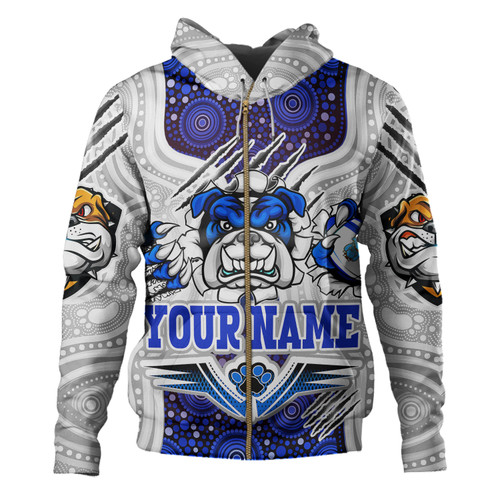 Australia City of Canterbury Bankstown Custom Hoodie - Indigenous Super Doggies Scratch Style Australia City of Canterbury Bankstown Custom Hoodie - Indigenous Super Doggies Scratch Style
