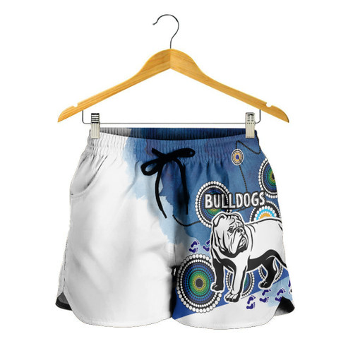 Canterbury-Bankstown Bulldogs Women Shorts - Custom Indigenous Canterbury-Bankstown Bulldogs Women Shorts Canterbury-Bankstown Bulldogs Women Shorts - Custom Indigenous Canterbury-Bankstown Bulldogs Women Shorts