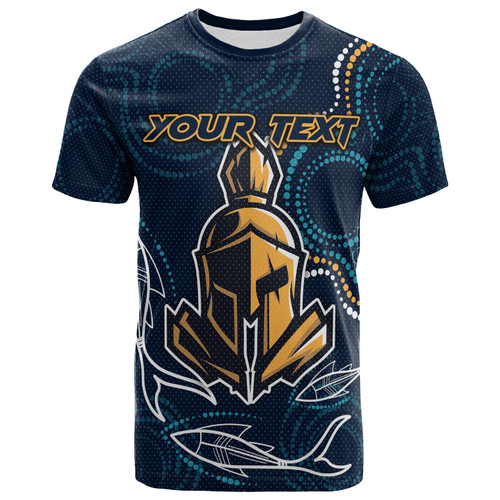 Gold Coast Titans T-shirt - Custom Indigenous Gold Coast Titans T-shirt Gold Coast Titans T-shirt - Custom Indigenous Gold Coast Titans T-shirt