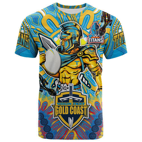 Australia Gold Coast Custom T-Shirt - Stand Up Gold Coast Indigenous Aboriginal Inspired T-Shirt Australia Gold Coast Custom T-Shirt - Stand Up Gold Coast Indigenous Aboriginal Inspired T-Shirt