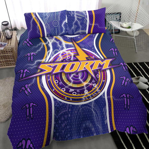 Melbourne Storm Bedding Set - Indigenous Melbourne Storm Bedding Set Melbourne Storm Bedding Set - Indigenous Melbourne Storm Bedding Set