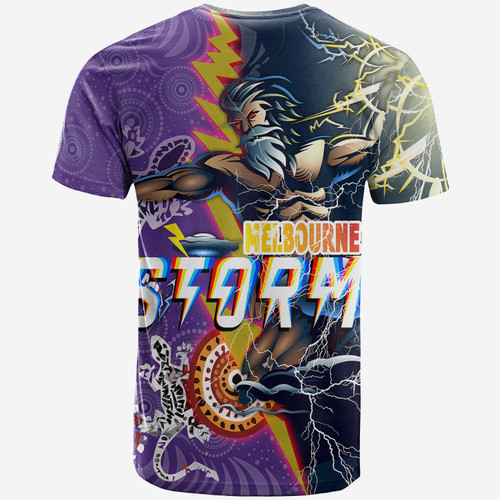 Melbourne Storm T-shirt - Custom Super Melbourne Storm Thunder Power T-shirt Melbourne Storm T-shirt - Custom Super Melbourne Storm Thunder Power T-shirt