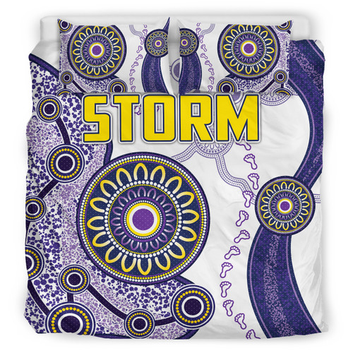 Melbourne Storm Bedding Set - Custom Super Melbourne Storm Bedding Set Melbourne Storm Bedding Set - Custom Super Melbourne Storm Bedding Set