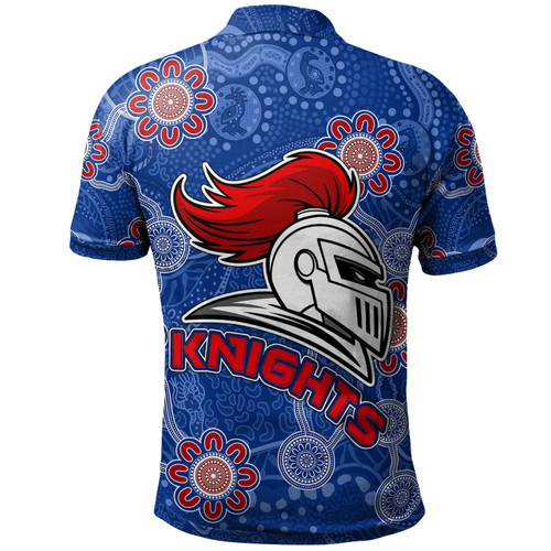 Kinghts Polo Shirt - Custom Aboriginal Inspired Newcastle Knights