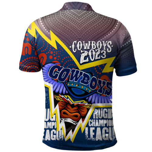 Australia North Queensland Custom Polo Shirt - Super North Queensland Cows Indigenous Aboriginal Inspired Polo Shirt Australia North Queensland Custom Polo Shirt - Super North Queensland Cows Indigenous Aboriginal Inspired Polo Shirt