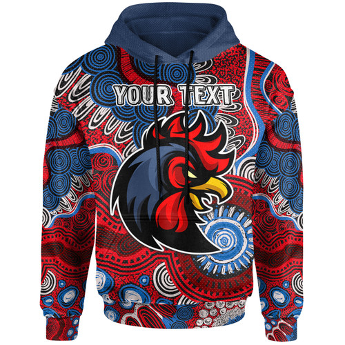 Sydney Roosters Custom Hoodie - Indigenous Sydney Roosters Sydney Roosters Custom Hoodie - Indigenous Sydney Roosters