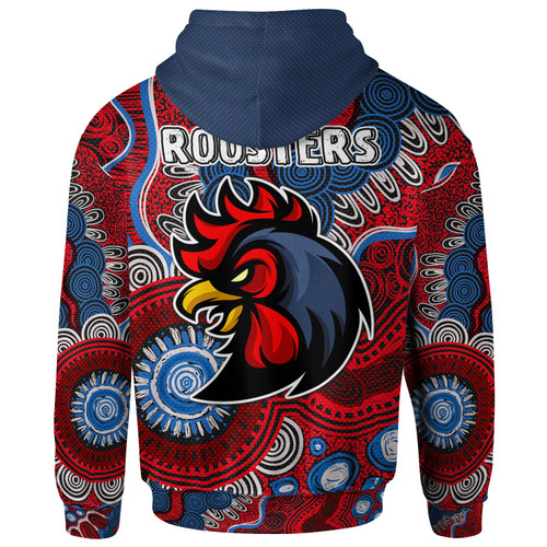 Sydney Roosters Custom Hoodie - Indigenous Sydney Roosters Sydney Roosters Custom Hoodie - Indigenous Sydney Roosters