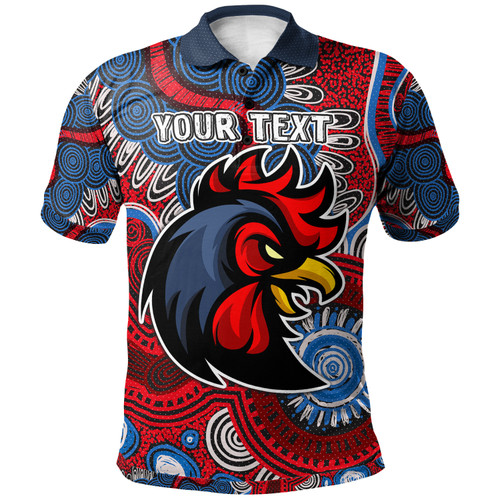 Sydney Roosters Custom Polo Shirt - Indigenous Sydney Roosters Sydney Roosters Custom Polo Shirt - Indigenous Sydney Roosters