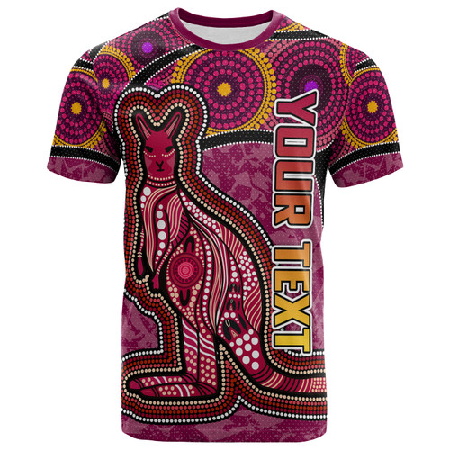 Maroons Rugby T-shirt - Custom Maroons Kangaroo T-shirt Maroons Rugby T-shirt - Custom Maroons Kangaroo T-shirt