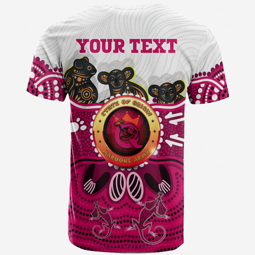 Australia Maroons Cane Toad Custom T-Shirt - Queenslanders Go The Mighty Maroons Indigenous Koala T-shirt Australia Maroons Cane Toad Custom T-Shirt - Queenslanders Go The Mighty Maroons Indigenous Koala T-shirt