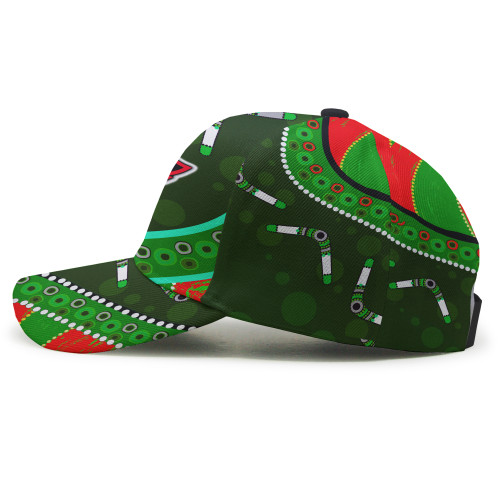 Australia South Sydney Rabbitohs Custom Cap - Indigenous Bunnies Power Sport Tribal Cap Australia South Sydney Rabbitohs Custom Cap - Indigenous Bunnies Power Sport Tribal Cap