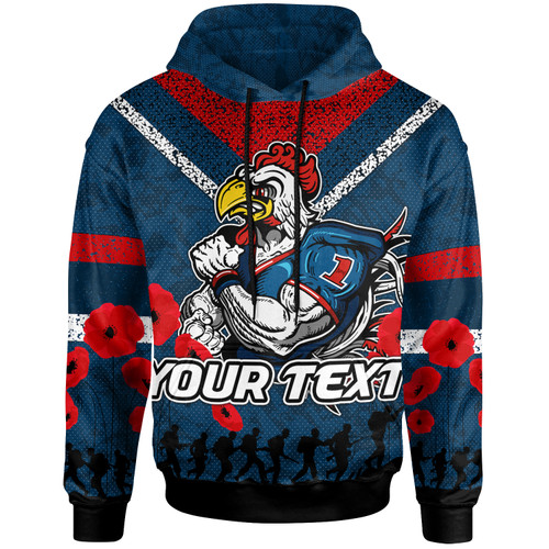 Sydney Roosters Hoodie - Custom Anzac Day Sydney Roosters Hoodie Sydney Roosters Hoodie - Custom Anzac Day Sydney Roosters Hoodie