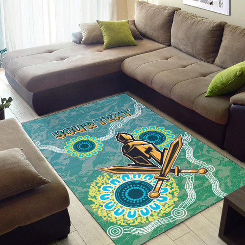 Gold Coast Titans Rug - Custom Super Gold Coast Titans Rug Gold Coast Titans Rug - Custom Super Gold Coast Titans Rug