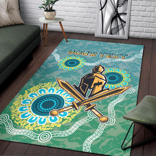 Gold Coast Titans Rug - Custom Super Gold Coast Titans Rug Gold Coast Titans Rug - Custom Super Gold Coast Titans Rug