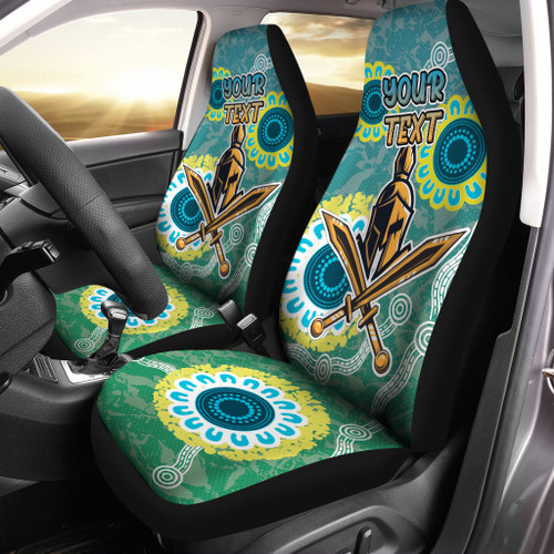 Gold Coast Titans Car Seat Covers - Custom Super Gold Coast Titans Car Seat Covers