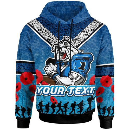 Canterbury-Bankstown Bulldogs Hoodie - Custom Anzac Canterbury-Bankstown Bulldogs Hoodie Canterbury-Bankstown Bulldogs Hoodie - Custom Anzac Canterbury-Bankstown Bulldogs Hoodie