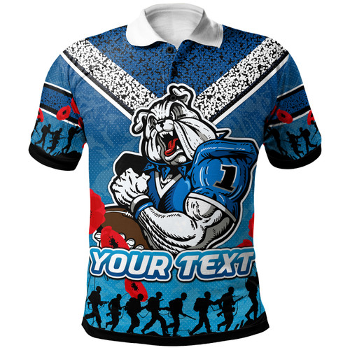 Canterbury-Bankstown Bulldogs Polo Shirt - Custom Anzac Canterbury-Bankstown Bulldogs Polo Shirt Canterbury-Bankstown Bulldogs Polo Shirt - Custom Anzac Canterbury-Bankstown Bulldogs Polo Shirt