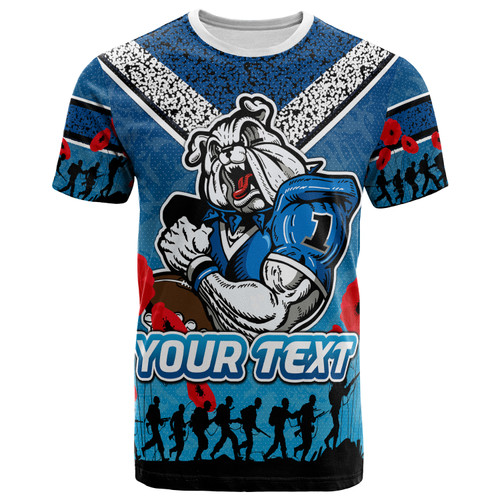 Canterbury-Bankstown Bulldogs T-Shirt - Custom Anzac Canterbury-Bankstown Bulldogs T-Shirt Canterbury-Bankstown Bulldogs T-Shirt - Custom Anzac Canterbury-Bankstown Bulldogs T-Shirt
