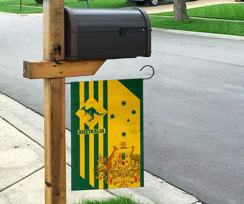 Australia Garden Flag - Australia Kangaroo Sign Australia Garden Flag - Australia Kangaroo Sign