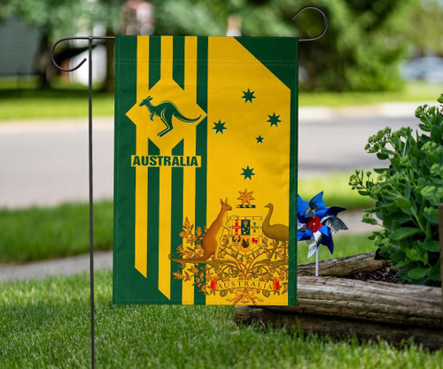 Australia Garden Flag - Australia Kangaroo Sign Australia Garden Flag - Australia Kangaroo Sign