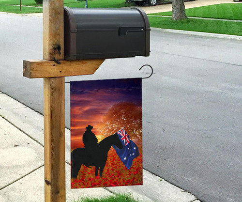 Australia Anzac Day Garden Flag - Lest We Forget Ver01 Australia Anzac Day Garden Flag - Lest We Forget Ver01