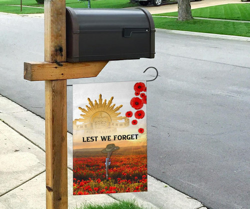 Australia Anzac Day Garden Flag - We Will Remember Them Ver03 Australia Anzac Day Garden Flag - We Will Remember Them Ver03