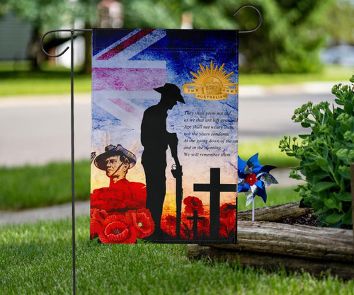 Australia Anzac Garden Flag -Anzac Lest We Forget The Australian Army Australia Anzac Garden Flag -Anzac Lest We Forget The Australian Army