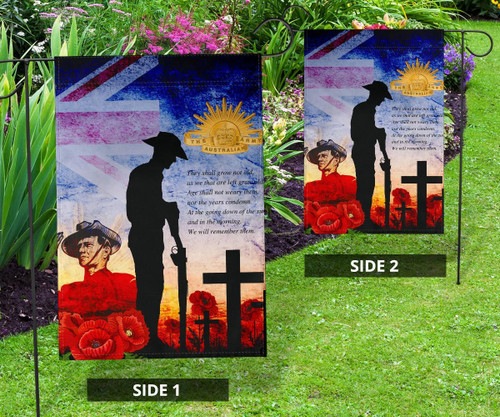 Australia Anzac Garden Flag -Anzac Lest We Forget The Australian Army Australia Anzac Garden Flag -Anzac Lest We Forget The Australian Army