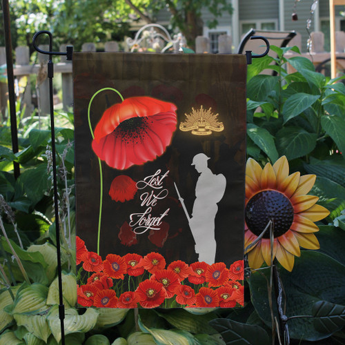Australia Anzac Garden Flag - Remembrance Poppy Flowers3 Australia Anzac Garden Flag - Remembrance Poppy Flowers3