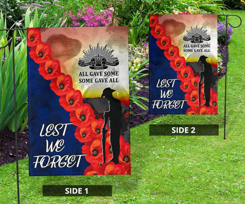 Australia Anzac Lest We Forget Garden Flag - All Gave Some - Some Gave All