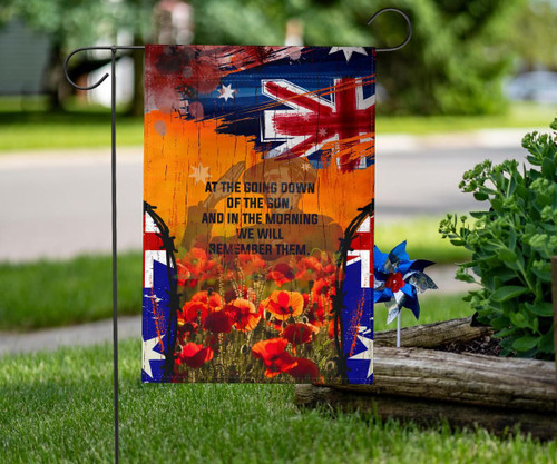 Australia Australia Anzac Day Garden Flag - Anzac Day Commemoration 39 - 45 V2 Australia Australia Anzac Day Garden Flag - Anzac Day Commemoration 39 - 45 V2