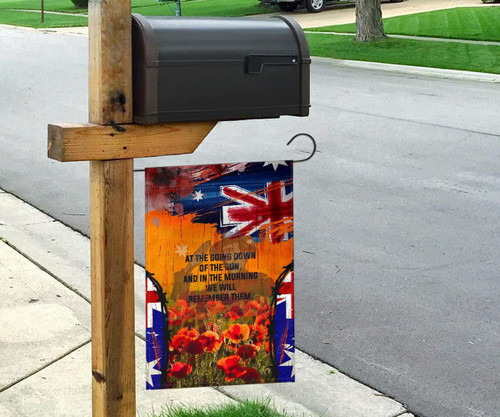 Australia Australia Anzac Day Garden Flag - Anzac Day Commemoration 39 - 45 V2 Australia Australia Anzac Day Garden Flag - Anzac Day Commemoration 39 - 45 V2