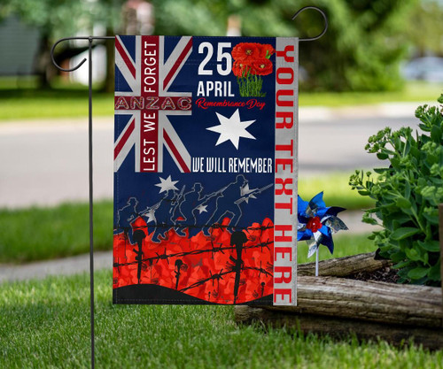 Australia Happy Anzac Day Flag - Lest We Forget Australia Flag Ver2 Australia Happy Anzac Day Flag - Lest We Forget Australia Flag Ver2