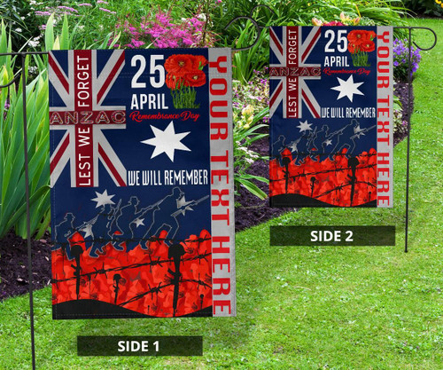Australia Happy Anzac Day Flag - Lest We Forget Australia Flag Ver2 Australia Happy Anzac Day Flag - Lest We Forget Australia Flag Ver2