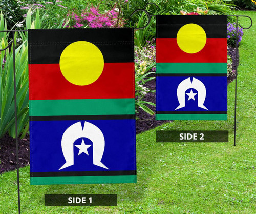 Australia Naidoc Week Combination Flag - Indigenous Australian and Torres Strait Islander Australia Naidoc Week Combination Flag - Indigenous Australian and Torres Strait Islander