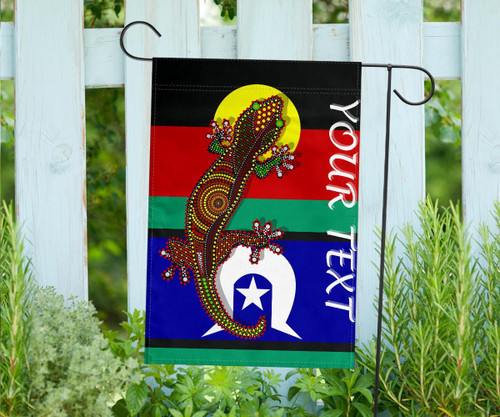 Custom Australia Naidoc Week Flag - Indigenous Australian Lizard Naidoc Style Custom Australia Naidoc Week Flag - Indigenous Australian Lizard Naidoc Style