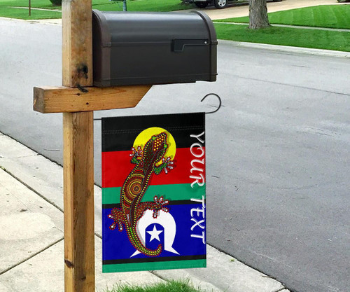 Custom Australia Naidoc Week Flag - Indigenous Australian Lizard Naidoc Style Custom Australia Naidoc Week Flag - Indigenous Australian Lizard Naidoc Style