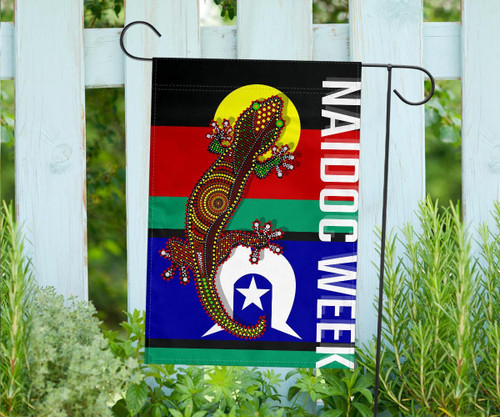 Australia Naidoc Week Flag - Indigenous Australian Lizard - Happy Naidoc Australia Naidoc Week Flag - Indigenous Australian Lizard - Happy Naidoc