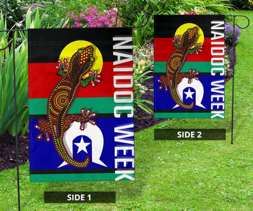 Australia Naidoc Week Flag - Indigenous Australian Lizard - Happy Naidoc Australia Naidoc Week Flag - Indigenous Australian Lizard - Happy Naidoc