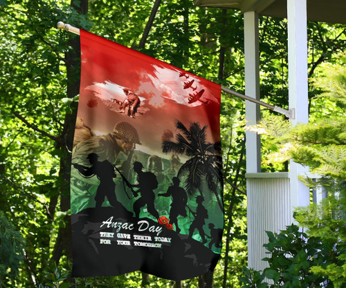 Australia Anzac Flag - They Gave Their Today For Your Tomorrow