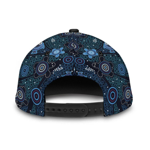 Australia Aboriginal Cap - Aboriginal Art Painting And Turtle Australia Aboriginal Cap - Aboriginal Art Painting And Turtle
