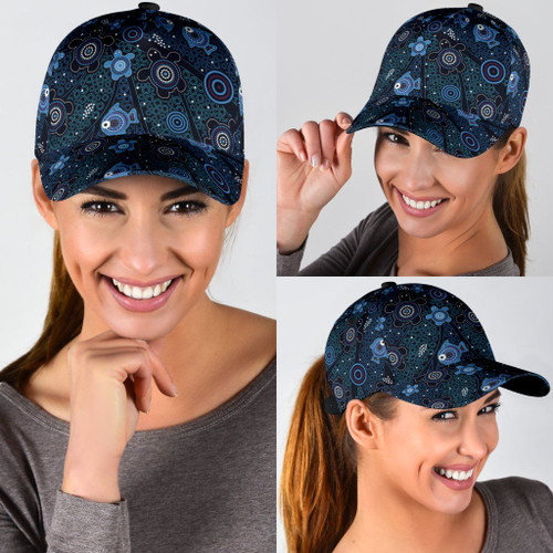 Australia Aboriginal Cap - Aboriginal Art Painting And Turtle Australia Aboriginal Cap - Aboriginal Art Painting And Turtle