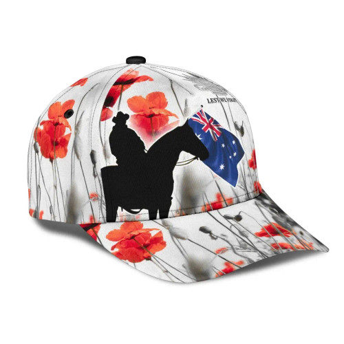Australia Anzac Lest We Forget Cap - Australian Light Horse Australia Anzac Lest We Forget Cap - Australian Light Horse